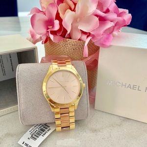 Michael Kors Women’s Slim Runway Two-Tone Watch